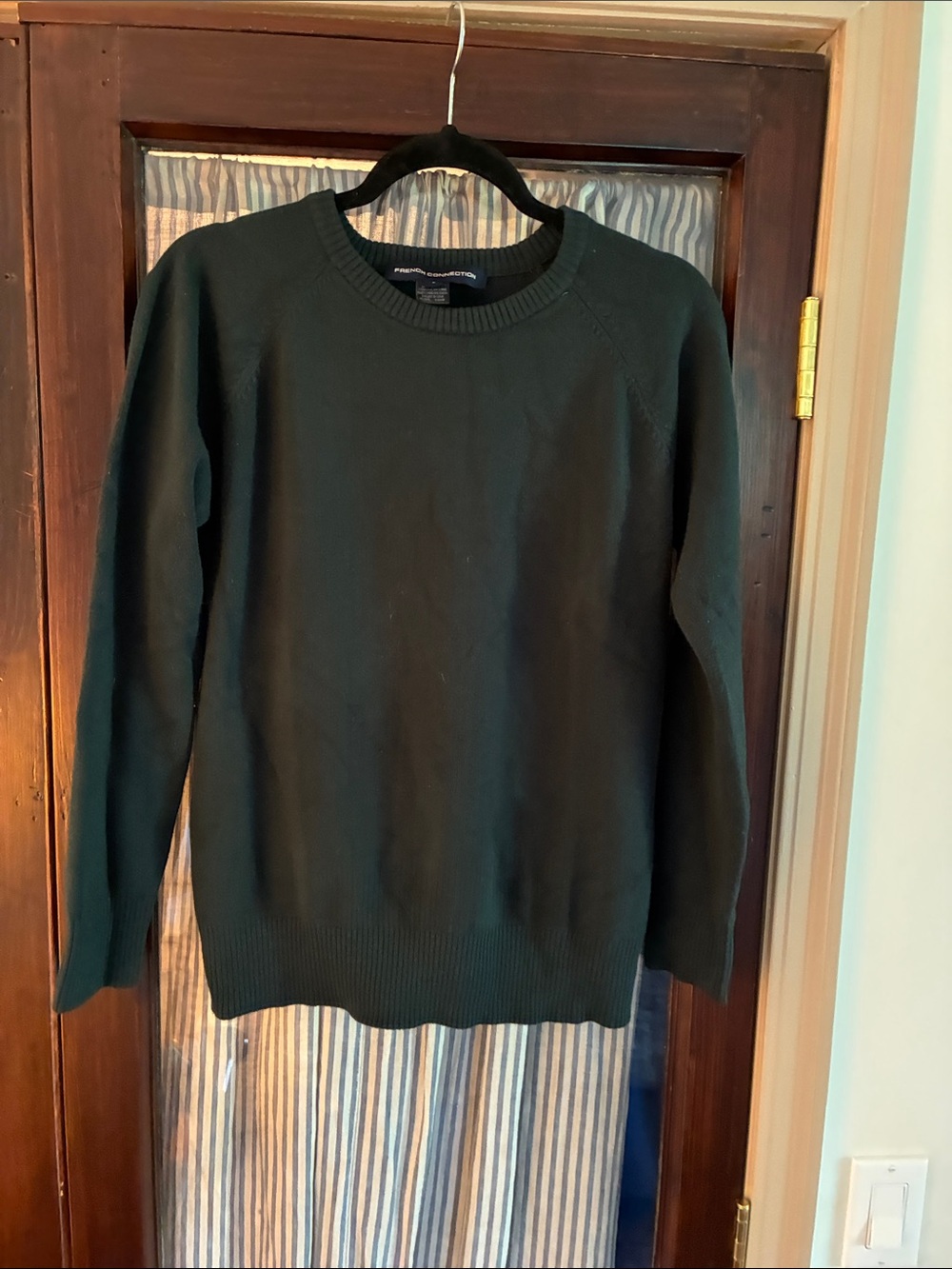 French Connection Forest Green Crewneck Sweater